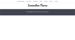 Desktop Screenshot of innovativenurse.com